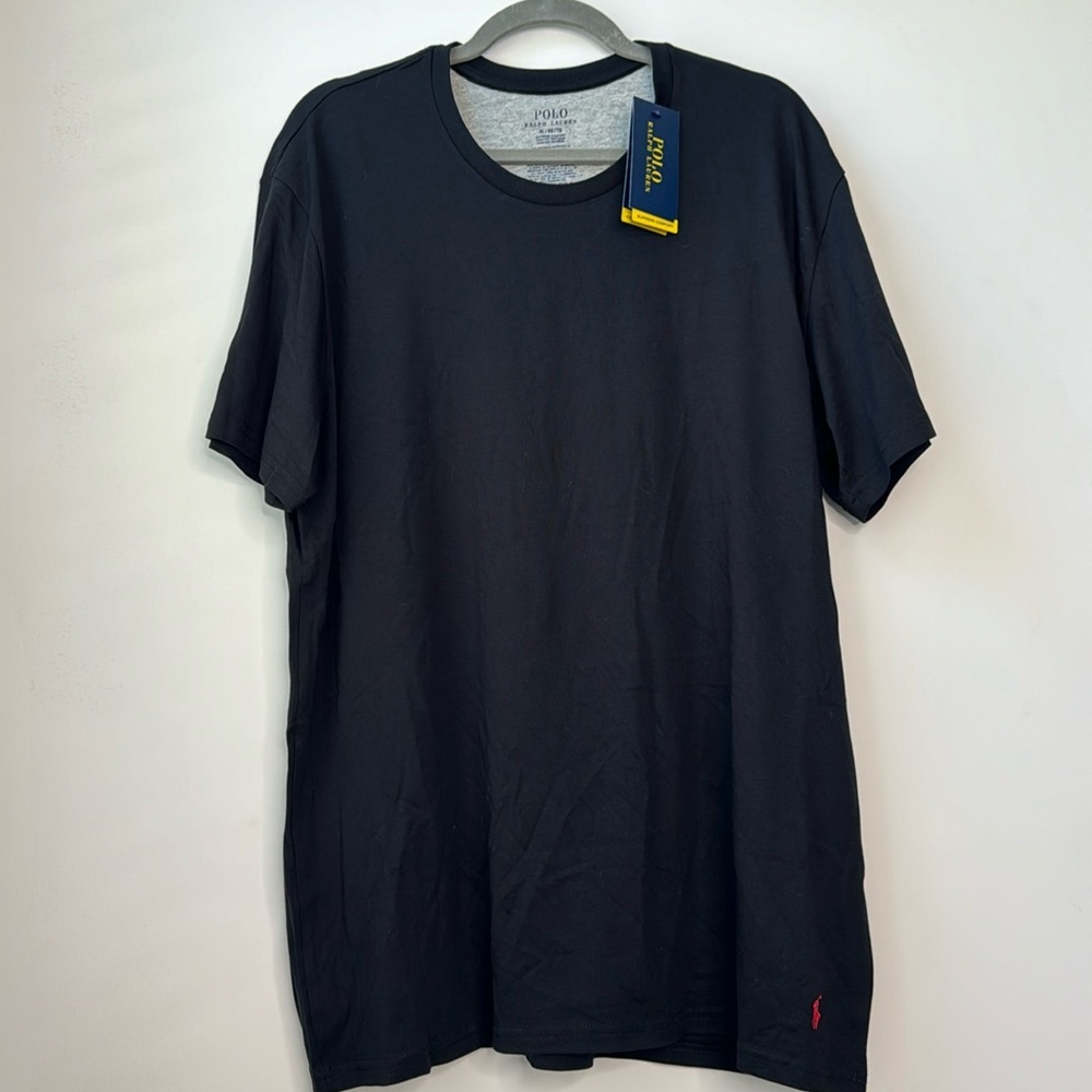 New mens Ralph Lauren black supreme comfort tshirt Size XL